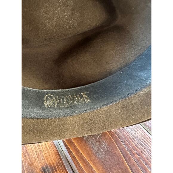 Outback Trading Company Randwick Brown Wool Hat - Picture 11 of 13